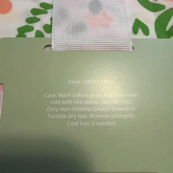 Women's White Floral Two Piece Cotton Pajama Set - Size XS - NWT - Picture 4 of 6